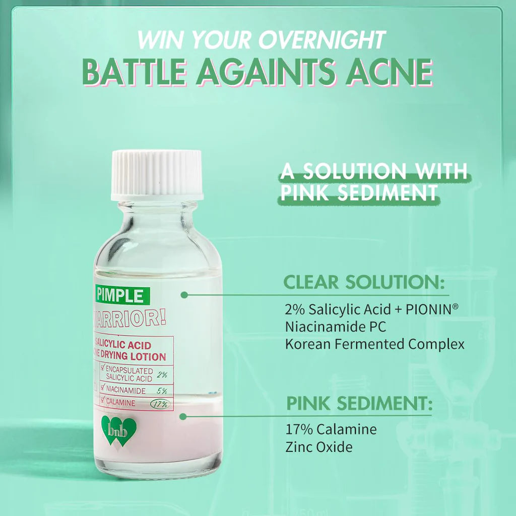 BARENBLISS Pimple Warrior! - Salicylic Acid Acne Drying Lotion