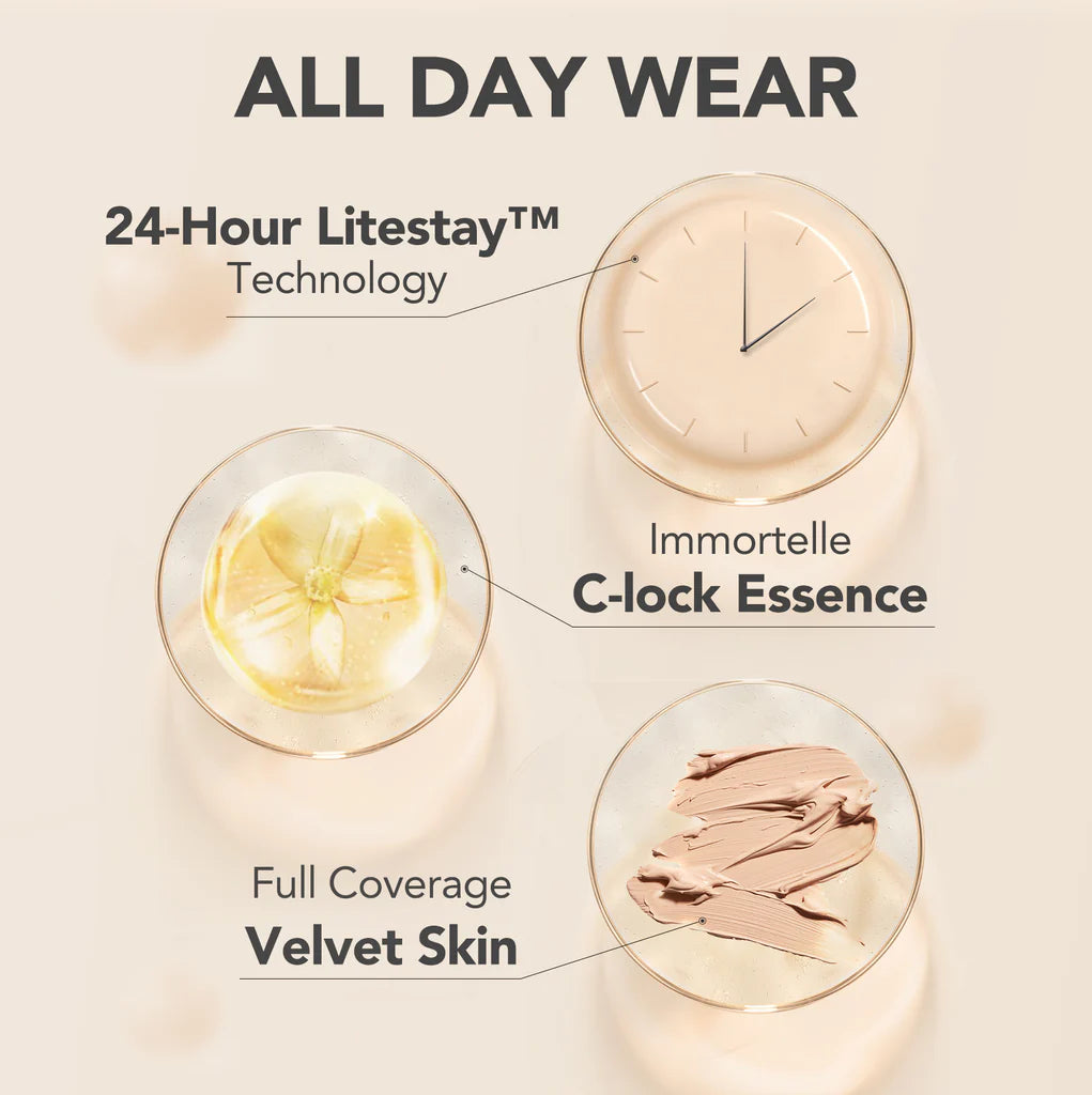 Y.O.U NoutriWear+ Velvet Liquid Foundation - W703 Warm Ivory