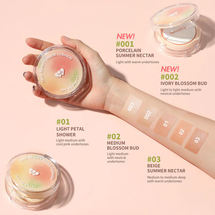 BARENBLISS True Beauty Inside Cushion - 001 Porcelain Summer Nectar
