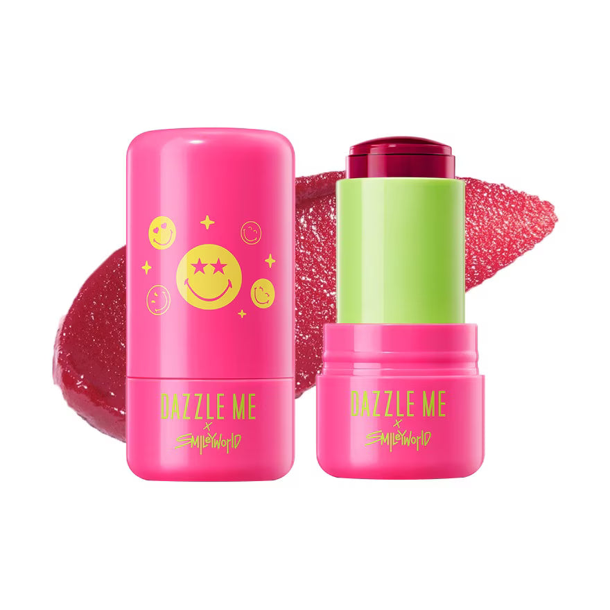 DAZZLE ME x Smiley World Gummy Bouncy Jelly Blush #727 Chewing Gum 8g