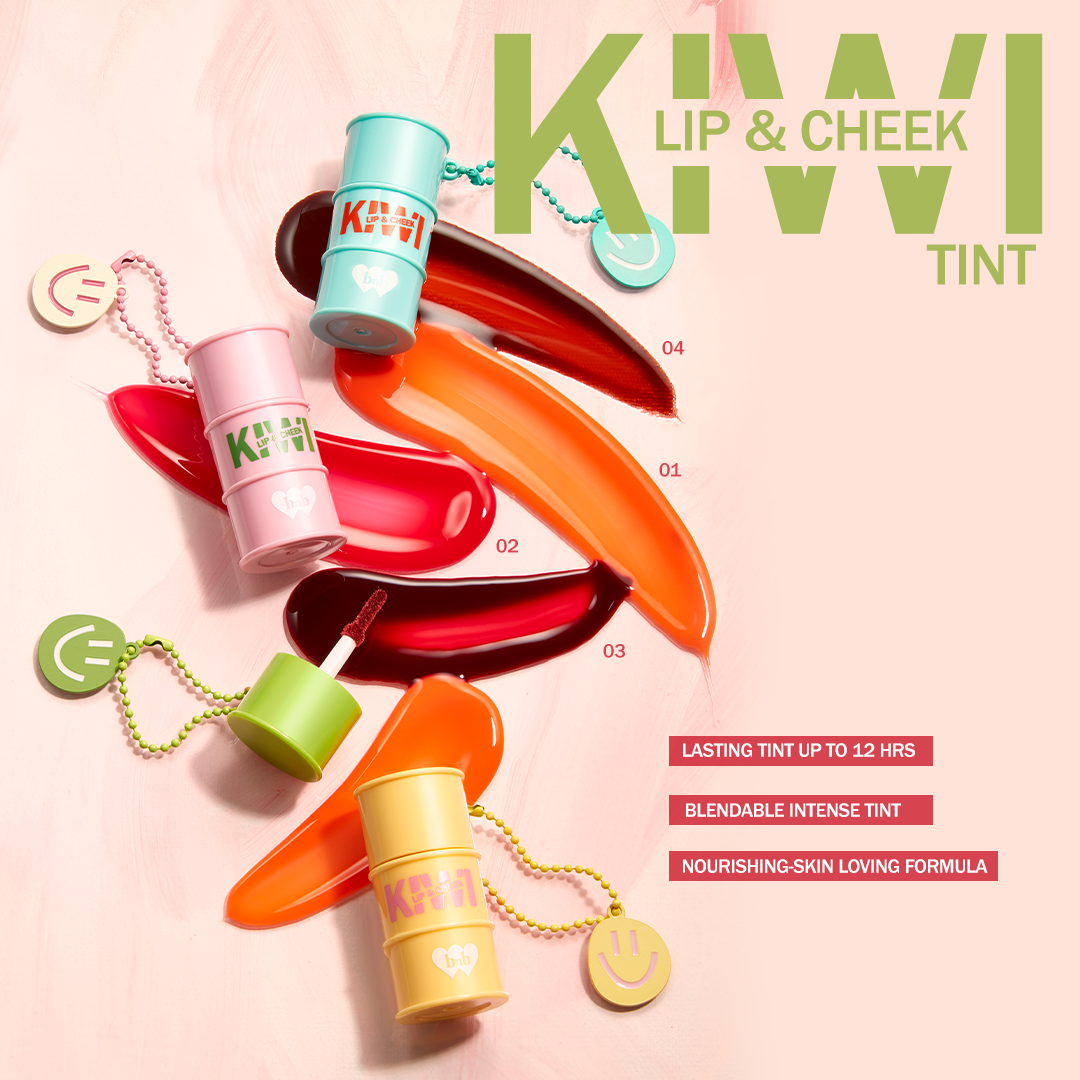 BARENBLISS Kiwi Tin Tint Lip and Cheek - 03 Reddy Ready
