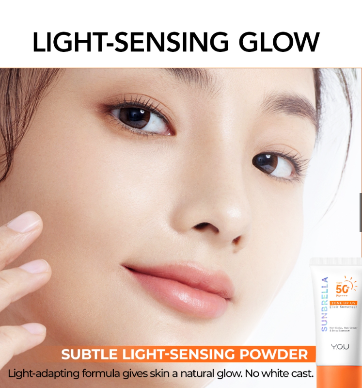 Y.O.U Sunbrella Tone Up UV Elixir Sunscreen SPF50+PA++++ 30ML