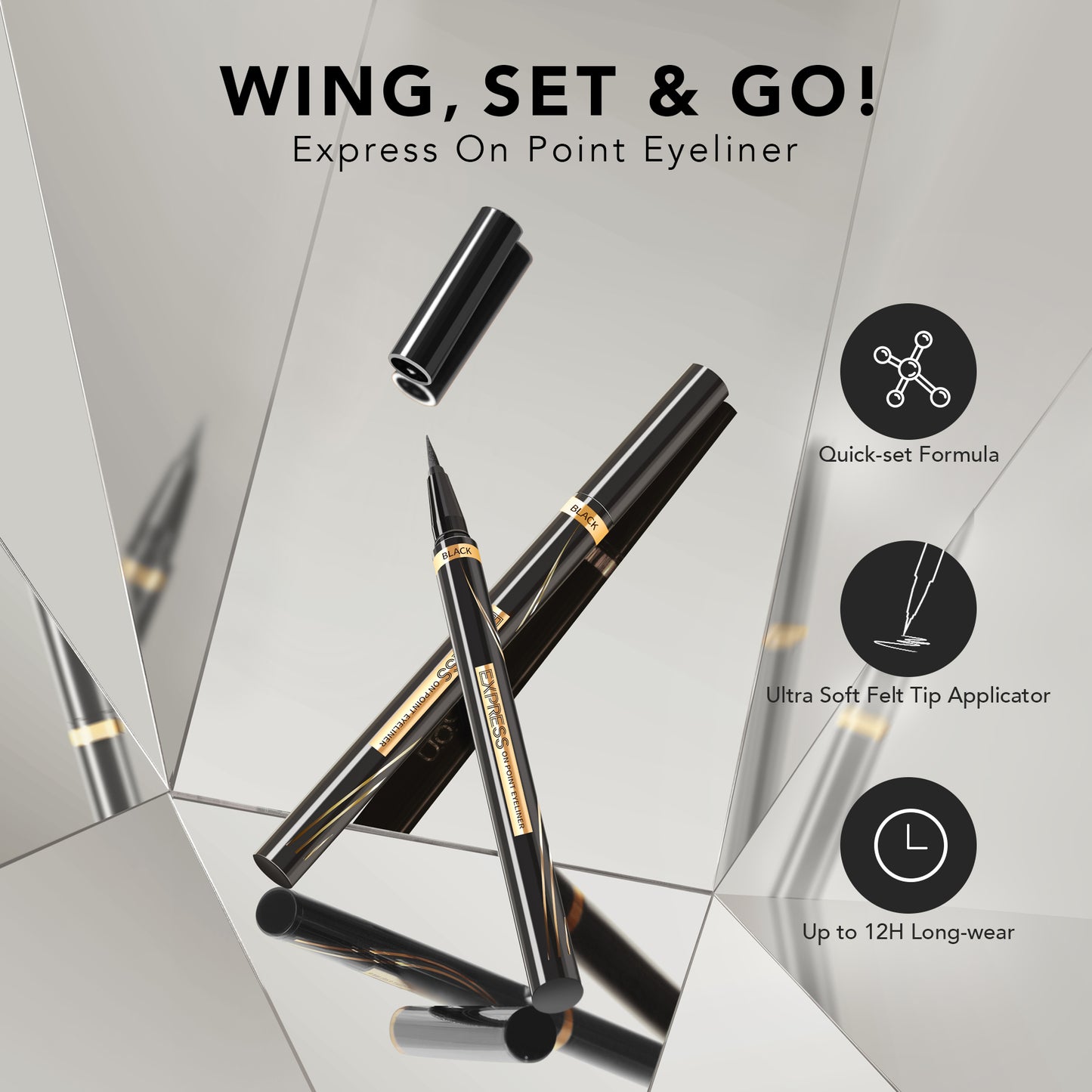 Y.O.U Express On Point Eyeliner - 01 Black- 0.5mL