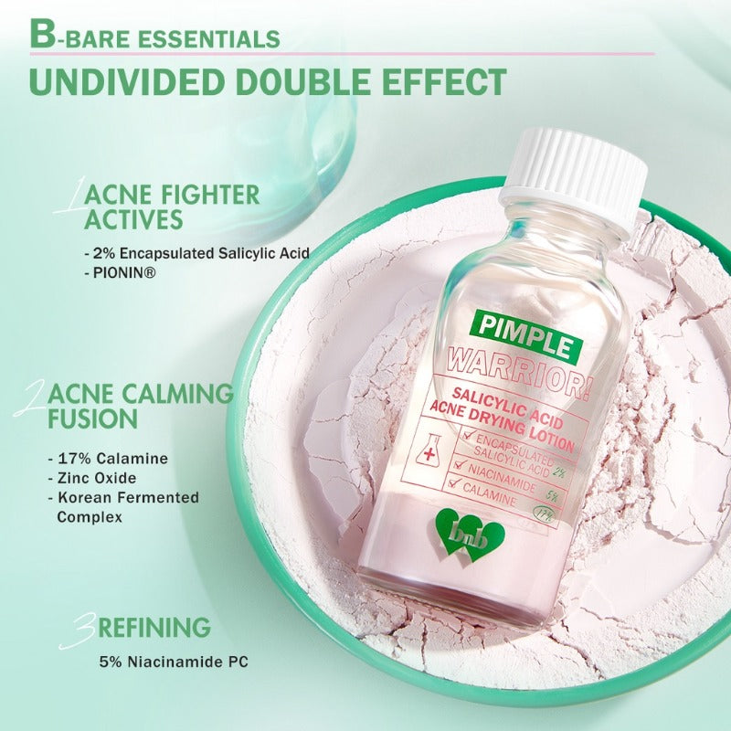 BARENBLISS Pimple Warrior! - Salicylic Acid Acne Drying Lotion