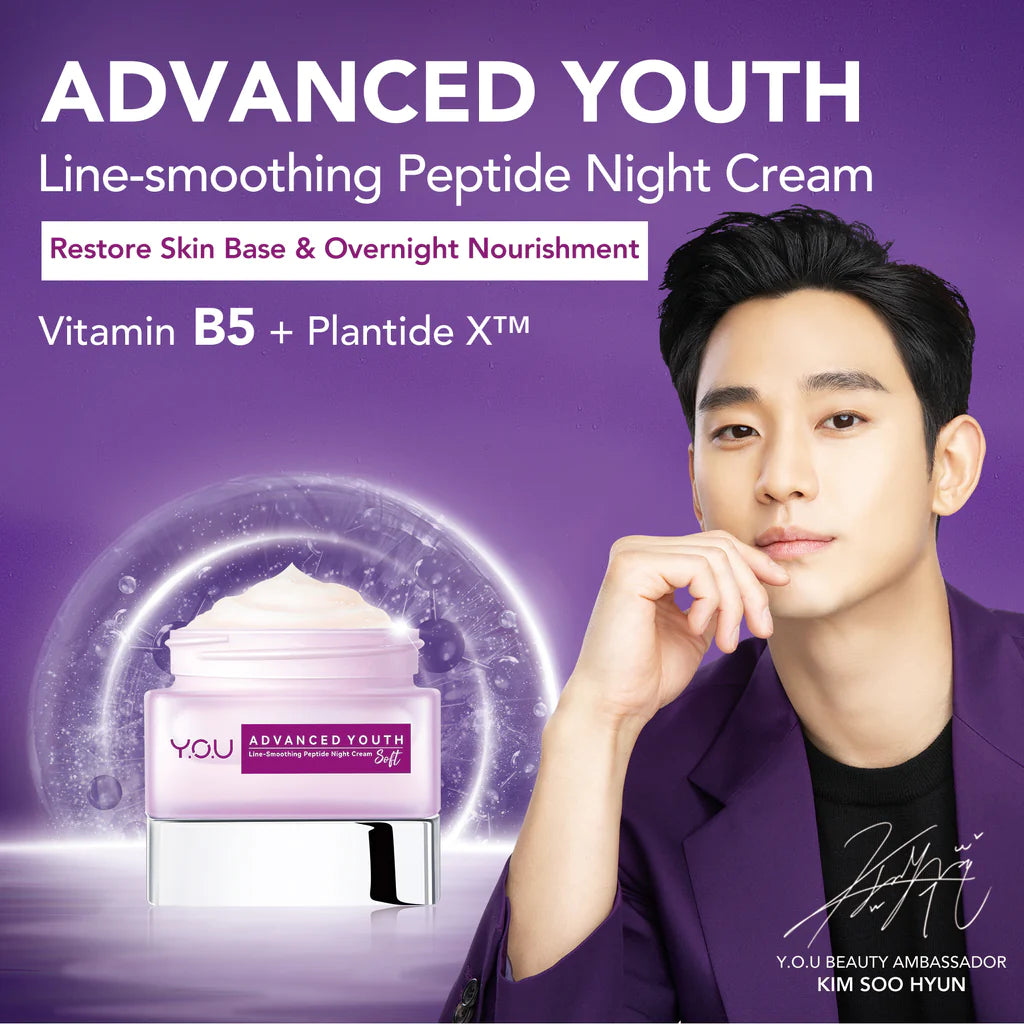 Y.O.U Advanced Youth Line-Smoothing Peptide Night Cream - Soft - 30g