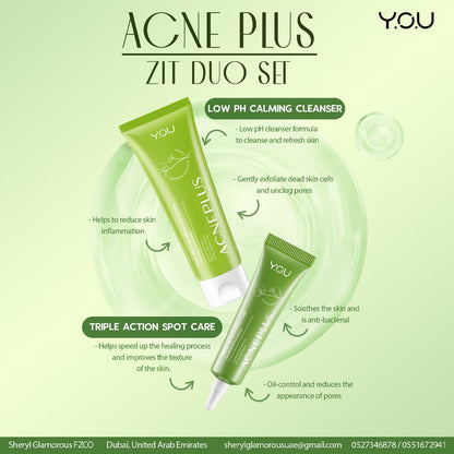 Y.O.U Acne Plus Zit Duo Set