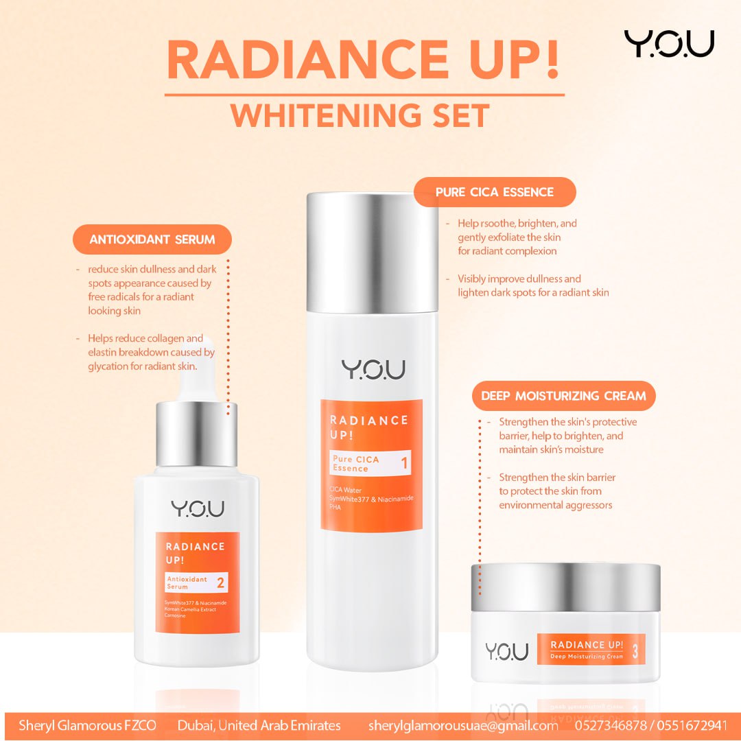 Y.O.U Radiance UP! Whitening Set