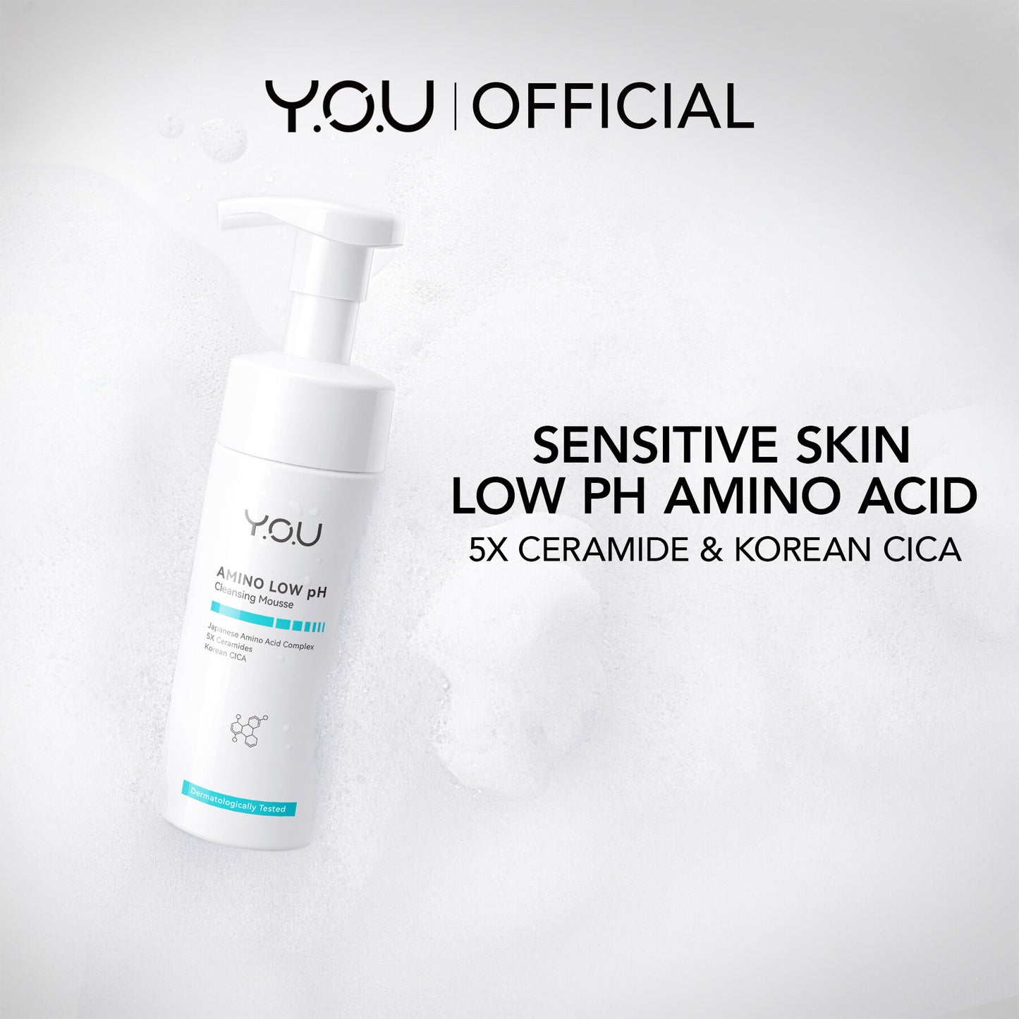 Y.O.U Amino Low pH Cleansing Mousse - 150ml