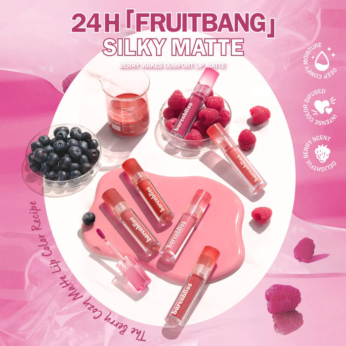 Barenbliss Berry Makes Comfort Lip Matte - 01 Berry Set