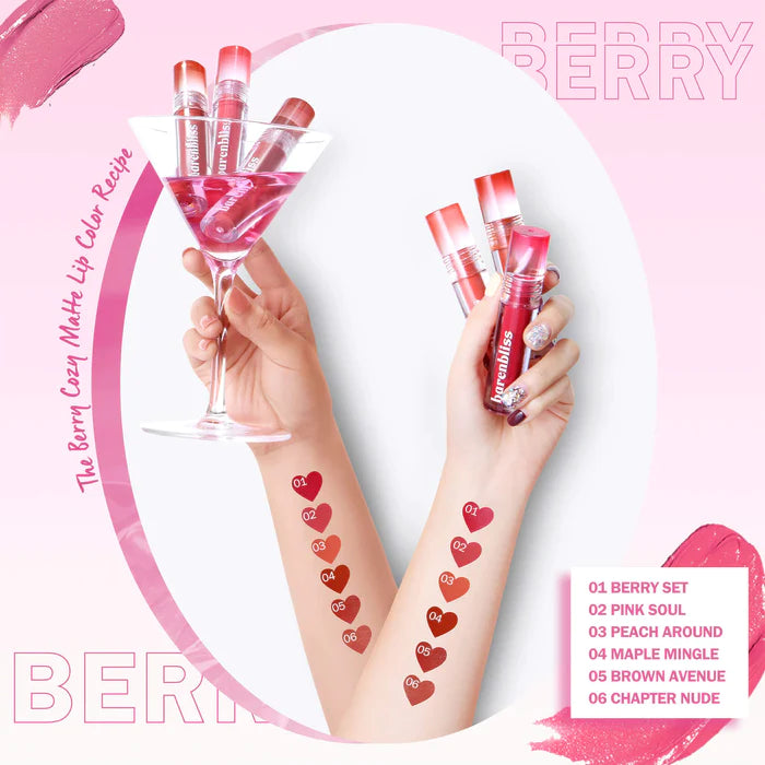 Barenbliss Berry Makes Comfort Lip Matte - 06 Chapter Nude