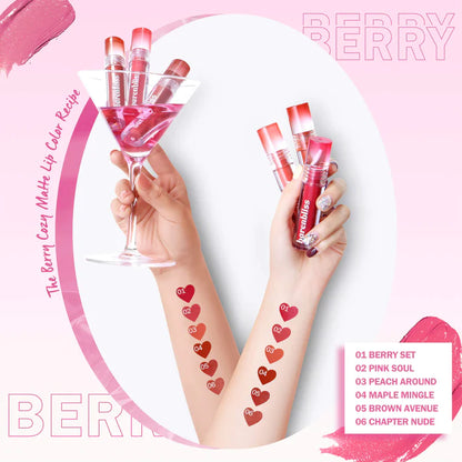 Barenbliss Berry Makes Comfort Lip Matte - 03 Peach Around