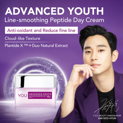 Y.O.U Advanced Youth Line-Smoothing Peptide Day Cream SPF 15 - Whip - 30g