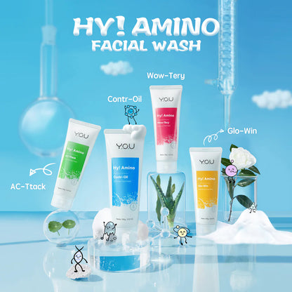 Y.O.U Hy! Amino Contr-Oil Oil Control Facial Wash