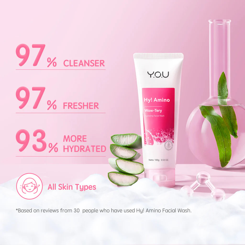 Y.O.U Hy! Amino Wow-Tery Hydrating Facial Wash