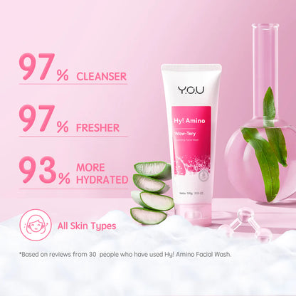 Y.O.U Hy! Amino Wow-Tery Hydrating Facial Wash