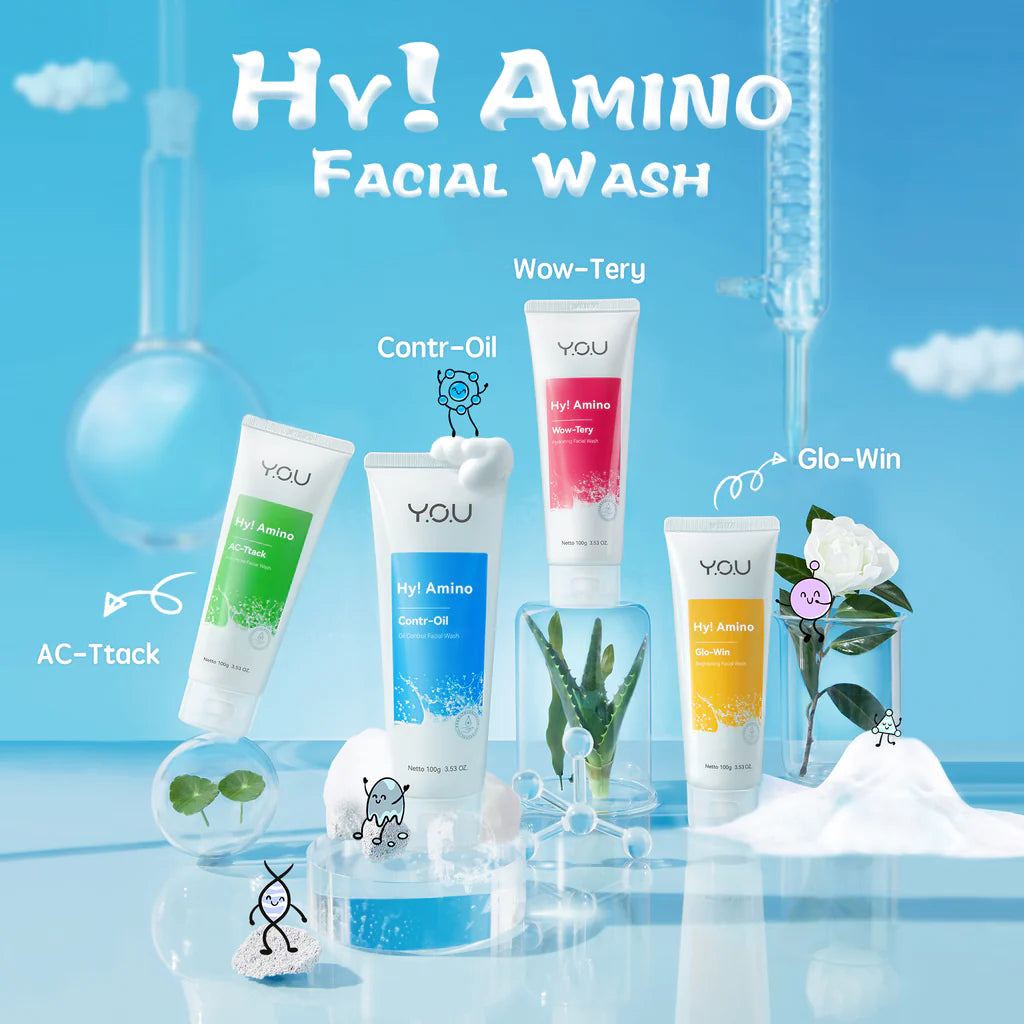 Y.O.U Hy! Amino Wow-Tery Hydrating Facial Wash