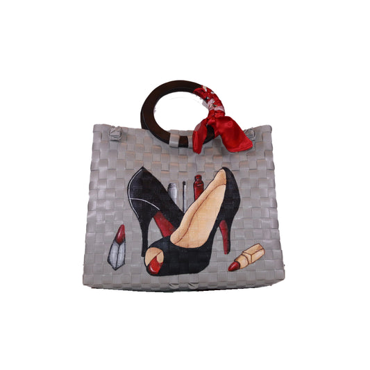 TOTE ALLY SUSTAINABLE SHOES PRINT