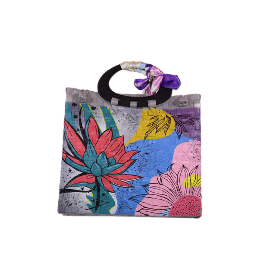 TOTE ALLY SUSTAINABLE FLOWER PRINT