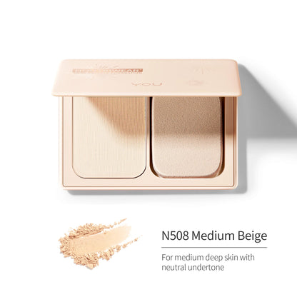 Y.O.U NoutriWear+ Silky Pressed Foundation N508 Medium Beige