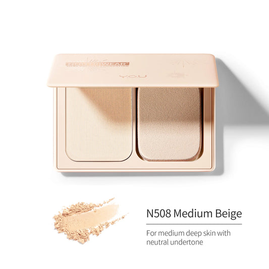 Y.O.U NoutriWear+ Silky Pressed Foundation N508 Medium Beige