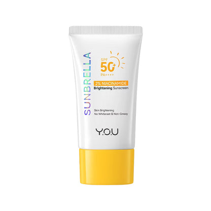Y.O.U Sunbrella 2% Niacinamide Brightening Sunscreen SPF50+ PA++++ - 30ML