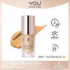 Y.O.U NoutriWear+ Velvet Liquid Foundation - W805 Yellow Beige