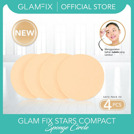 GLAMFIX Stars Compact Sponge CIRCLE 4pcs