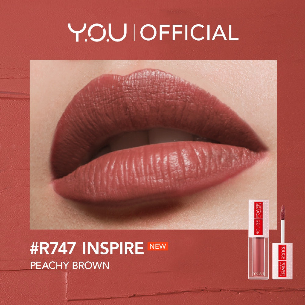 Y.O.U Rouge Power Matte Lip Cream R747 Inspire