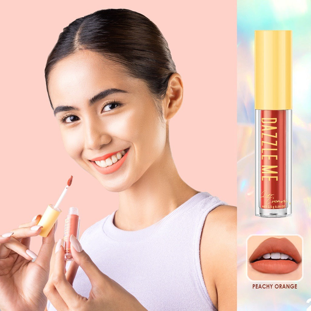 DAZZLE ME Velvet Matte Lip Cream - R876 Peachy Orange