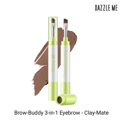 DAZZLE ME Brow-Buddy 3 in 1 Eyebrow - Clay-Mate 2g